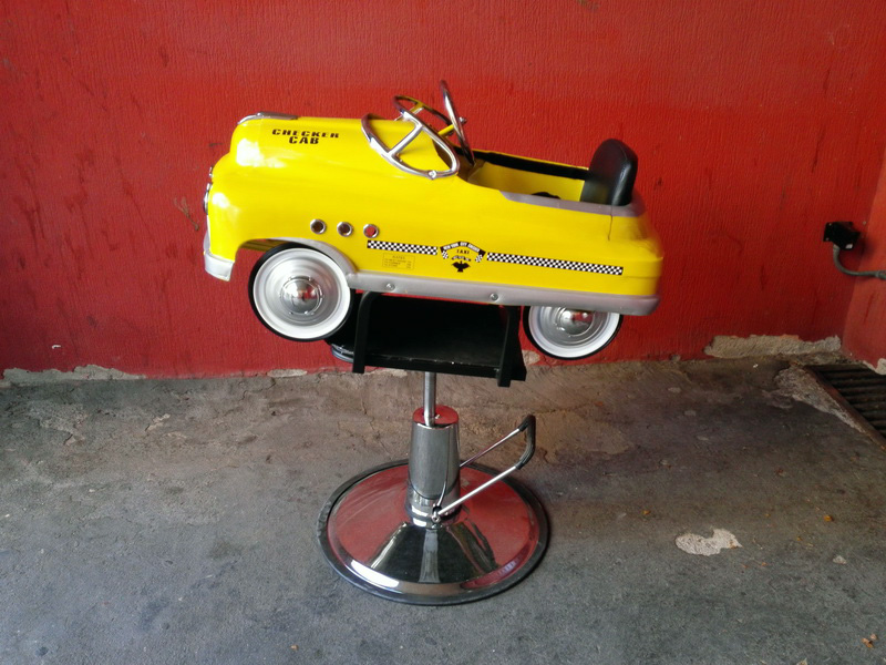 silla barberia infantil taxi alt.reg.metal 98-110x94x45 (58eu.) 1u